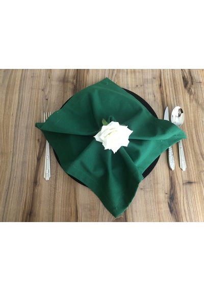 Yaprak Yeşili Kumaş Peçete 6 Adet 40x40 Cm Çok Renkli
