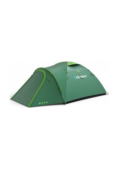 Husky Bizon 220×420×125cm 3 Kişilik Çadır 2 Girişli Kamp Çadırı Yeşil