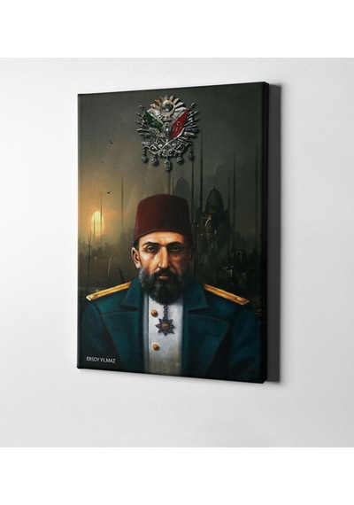 Kişiye Özel Sultan Iı Abdülhamit Han Kanvas Tablo 50 X 70 Cm. 3