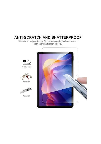 Xiaomi Redmi Pad 2 11 Inç İle Uyumlu Tam Koruma Nano Esnek Tablet Kırılmaz Ekran Koruyucu 2 Adet
