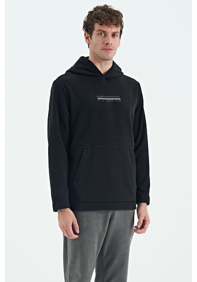 Air Jones Tommy Life Hern Siyah Erkek Polar Sweatshirt - 88301 Siyah