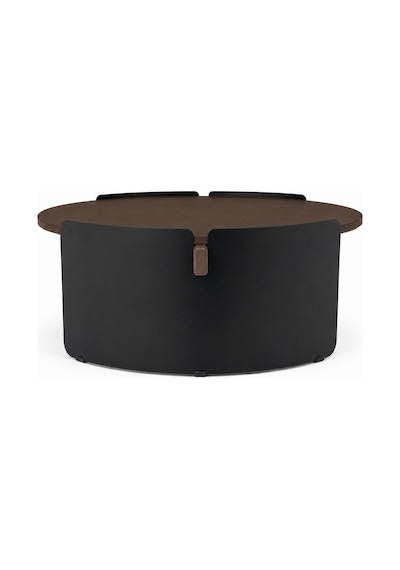 Orbit Yuvarlak Orta Sehpa Çap 90cm Mat Ceviz Ve Mat Siyah Metal Ayak 35cm Modern Tasarım Dekoratif Ceviz - Siyah Orbit Yuvarlak Orta Sehpa Çap 90cm Mat Ceviz Ve Mat Siyah Metal Ayak 35cm Modern Tasarım Dekoratif Ceviz - Siyah