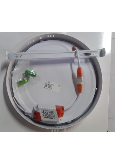 Ct 5233 Beyaz Kasa Cata 18W Sıva Üstü Led Spot Armatür Beyaz Işık