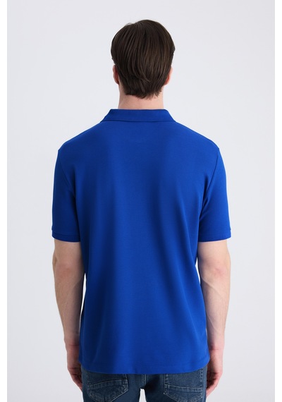 D's Damat Ds Damat Regular Fit Saks Mavi Pike Dokulu %100 Pamuklu T-shirt 4hc140211213m 750