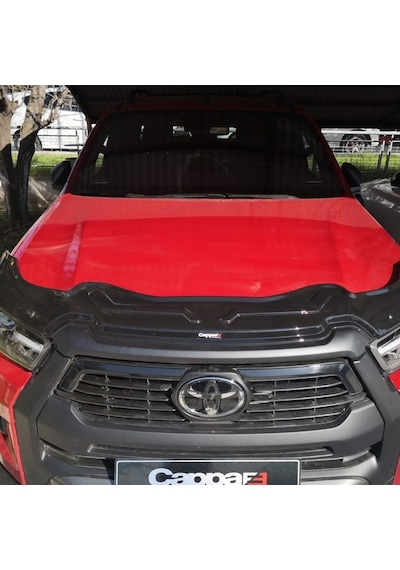 Toyota Uyumlu Hilux Ön Kaput Koruyucu Rüzgarlığı Yarasa Model 2021 2022