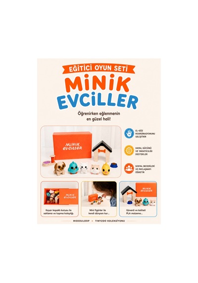 Evcil Hayvanlar Oyun Seti Montessori İlhamlı Eğitici Oyuncak Hayvan Ve Aksesuarlar, Kedi Köpek Kuş Balık Hamster Minik Evciller Evcil Hayvanlar Oyun Seti Montessori İlhamlı Eğitici Oyuncak Hayvan Ve Aksesuarlar, Kedi Köpek Kuş Balık Hamster Minik Evciller