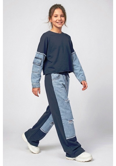 Dmb Kids Kız Eşofman Takım 26kdmb9917 mavi