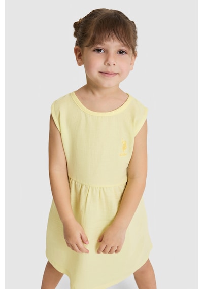 U.s. Polo Assn. Kız Çocuk Sarı Pijama Takım 50326613-vr044