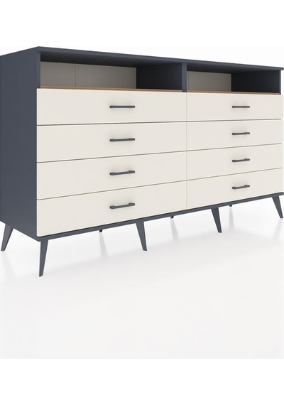 Hyperion Konsol 2 Raflı 8 Çekmeceli 176x44x99 Antrasit-çam/aytaş Antrasit-çam/aytaşı Hyperion Konsol 2 Raflı 8 Çekmeceli 176x44x99 Antrasit-çam/aytaş Antrasit-çam/aytaşı
