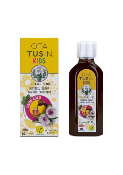 Ota Tusin Kids Hatmi Kökü Bitkisel Şurup 100ml