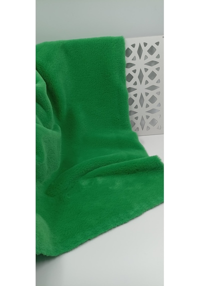 Yeşil Peluş Kumaş