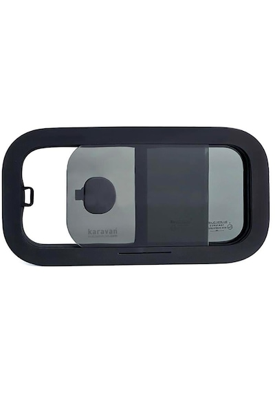 Sürgülü Karavan Camı 20x40cm Oval Köşe Yerli-77 Çok Renkli