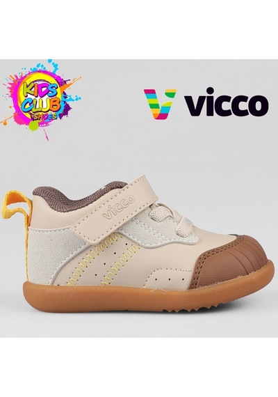 Vicco Ayden İlk Adım Bebek Ortopedik Çocuk Spor Ayakkabı Bej