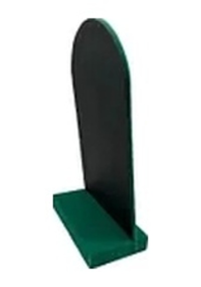 Yerli Üretim Batum Model Süet Kumaş Yeşil Renk 26/15 Cm Ayaklı Kolye Sergileme Standı Çok Renkli