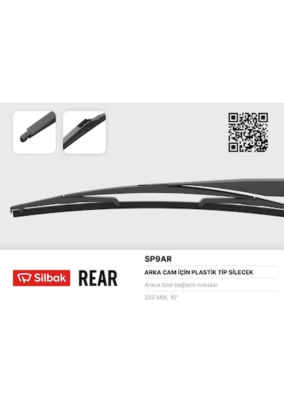 Silecek - 344 - Süpürgesi Arka Plastik Tip 200mm Peugeot 308 Iı 09/13 . Renault Mgn Iı 11/02 12/09 . Mgn - Ece-umay - I V