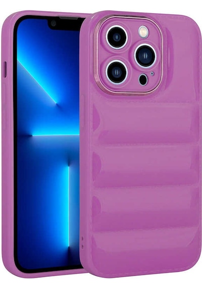 More Tr Apple Uyumlu iPhone 13 Pro Uyumlu Kamera Korumalı Parlak Aihttg'li Mtr Galya Kılıf-mor