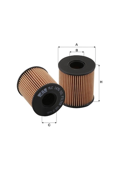 FİL MLE1476 YAĞ FİLTRESİ TRANSİT V347 BERLİNGO C-ELYSEE C2 C3 C4 C5 JUMPER NEMO DUCATO FİORİNO CMAX FOCUS KUGA MONDEO
