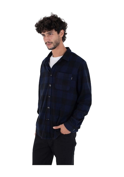 Hurley Hurley Axe Knit Flannel Shirt Erkek Mavi Sweatshirt 6721 Lacivert