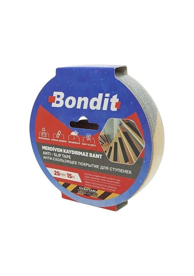Merdiven Kaydırmaz Bant Siyah-sarı 25mm X 15mt. Diğer