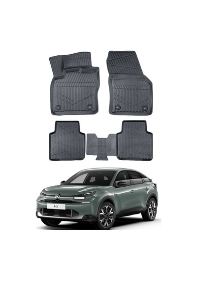 Citroen C4 Elektrikli 2022- Uyumlu Araca Özel Lüx 4d Paspas