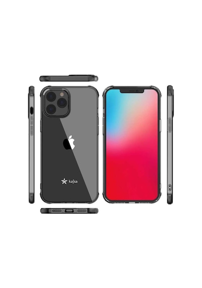 Kajsa Apple Uyumlu iPhone 12 Pro Max Kılıf Kajsa Transparent Kapak ZORE-218908