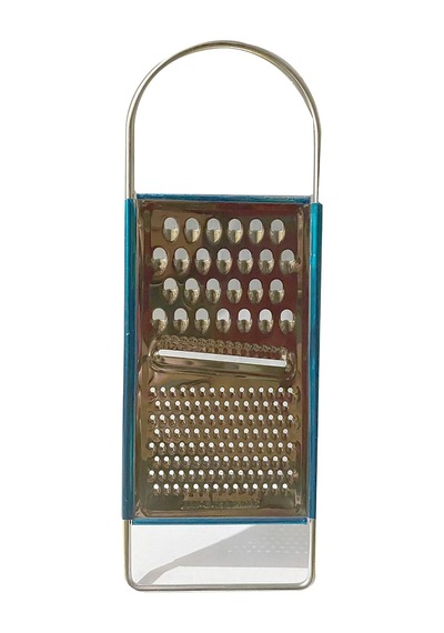 Paslanmaz Metal Saplı Mavi Üç Fonksiyonlu Düz Rende 30 X 11 Cm Çok Renkli