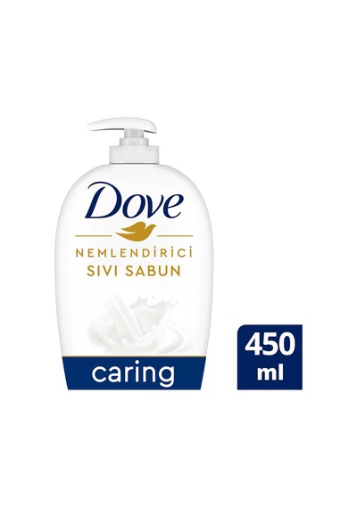 5 Adet Dove Nemlendirici Sıvı Sabun Caring 1/4 Nemlendirici Krem Etkili 450 Ml Diğer
