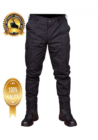 Siyah İtfaiye Yeni Model Pantolon