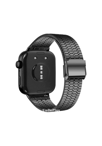 Huawei Watch Fit 3 Kordon Pul Dizayn Metal Kordon Balık Sırtı