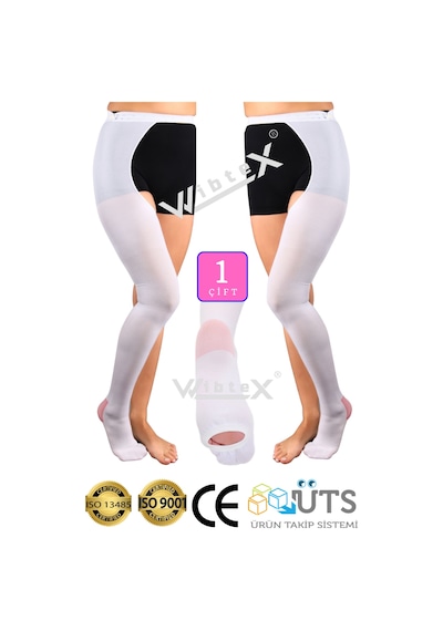 Wibtex Çift Belden Kemerli Ameliyat Emboli Çorabı