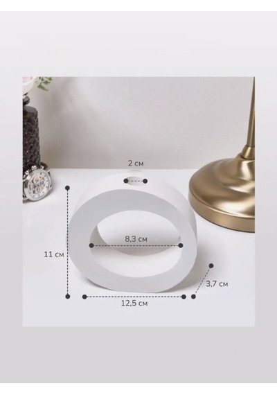 Minimalist Halka Formunda Dekoratif Beton Vazo Şıklık Ve Modernlik Bir Arada