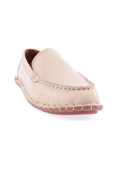 Dgn 603-23y Kadin Dikiş Detayli Loafer Ayakkabi 603-2109-R0152 Bej