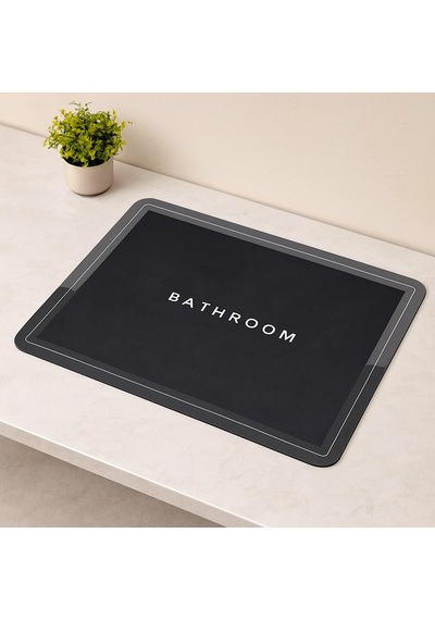 Su Emici Banyo Paspası 43x68 Cm - Dikdörtgen, Elastik Renkli