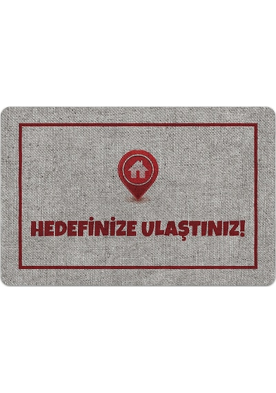 Evaşk Kapı Önü Paspası Vinil Kaymaz Tabanlı 45 X 70 Evaşkdm11076