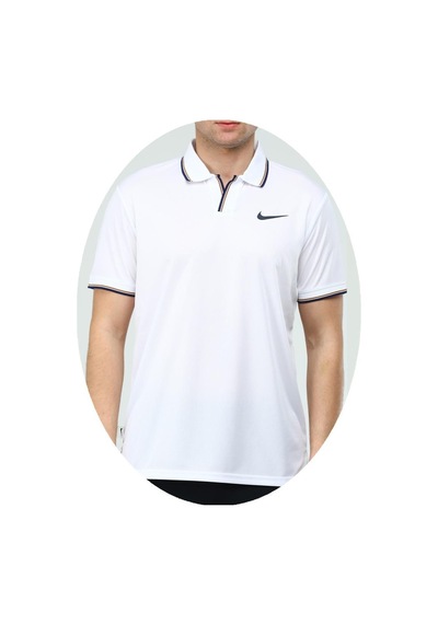 Nike Ef-4159 Erkek Polyester Polo Yaka T-shirt Beyaz