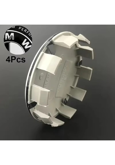 Dashanshop Siyah Abs Jant Kapakları 68mm Bmw E34 E36 E60 E90 E46 E70 F10 F20 F30 X5