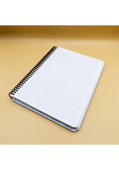120 Yaprak Spiralli Defter Baykuş Desenli Okul Ve Not Defteri
