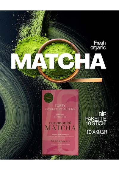 Forty Coffee Roastery Ceremonial Matcha 10 Stick X 9 G Toplam 90 G