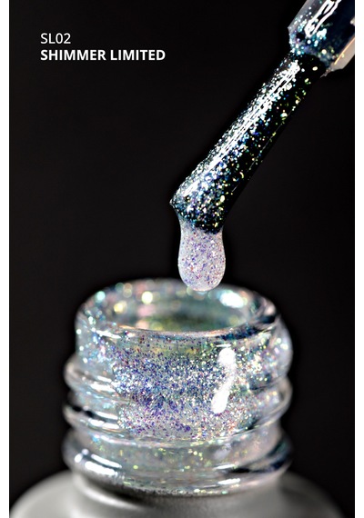 Momo Professional Shimmer Limited Holografik Kalıcı Oje Sl02 Rakı Beyazı Altın Yeşil Simli 10 ML