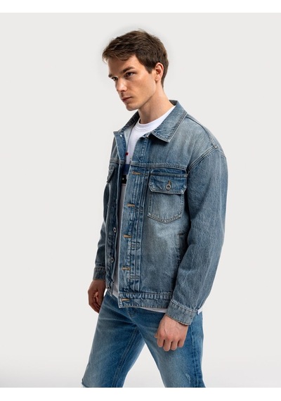 LOFT Regular Fit Erkek Ceket Lf2036127 Q1.v1 Denim