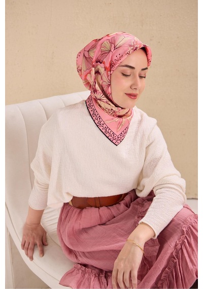 Silk Home Twill İpek Eşarp 11510-11 Pembe