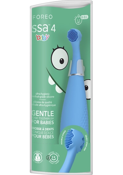 Issa 4 Baby - Bebekler İçin Sonic Diş Fırçası , Bubble Blue Dino