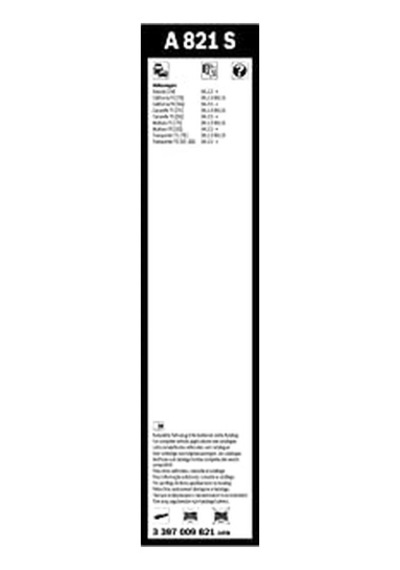 Bosch Aerotwin Silecek Seti - 600/600 Mm Vw Volkswagen Multivan T6 2015-2021 Sg A821s