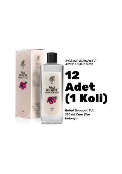 Rebul 80 Derece Bouquet Kolonyası Cam Şişe 12 x 250 ML