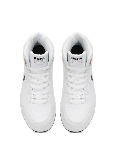U.s. Polo Assn. Presto Hi Erkek Günlük Uzun Konçlu Sneaker Spor Ayakkabı 101812440 Beyaz