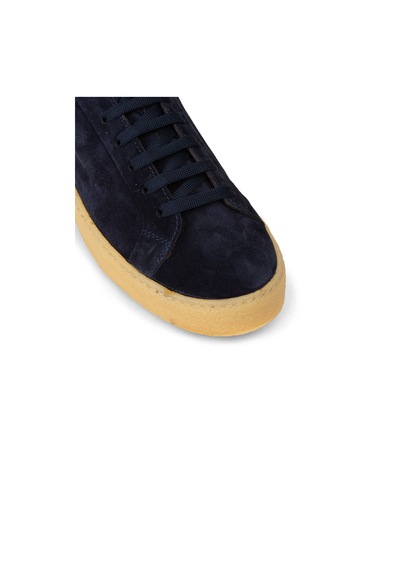 Deery Erkek Hakiki Deri Lacivert Sneaker Ayakkabı - 02018mlcvc03