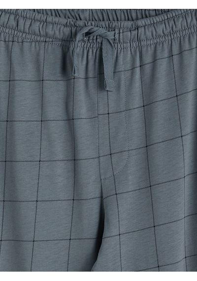 LC Waikiki Lc Waıkıkı Antrasit Regular Fit Ekose Erkek Pijama Alt