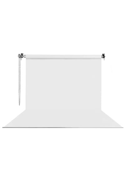 Hs Stüdyo Teknik 270x580cm Beyaz Fon Perde Seti Ve Askısı