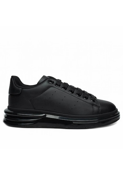 Best Of Siyah Kalın Taban Erkek Sneaker Ayakkabı Siyah