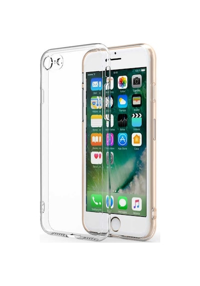 Apple Uyumlu iPhone 7 Kılıf Kamera Korumalı Süper Silikon Şeffaf Kapak